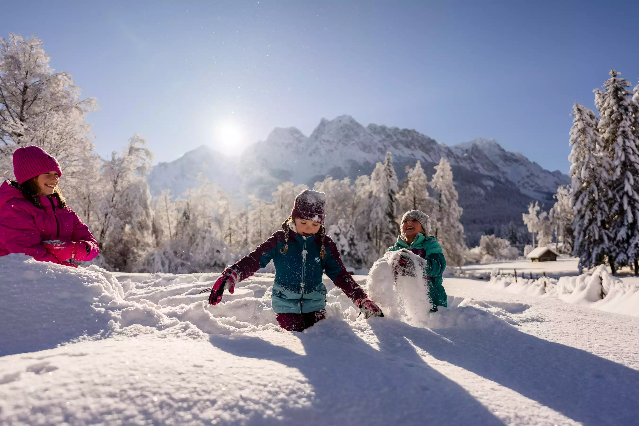 Urlaub mit Kindern direkt an der Zugspitze in Grainau