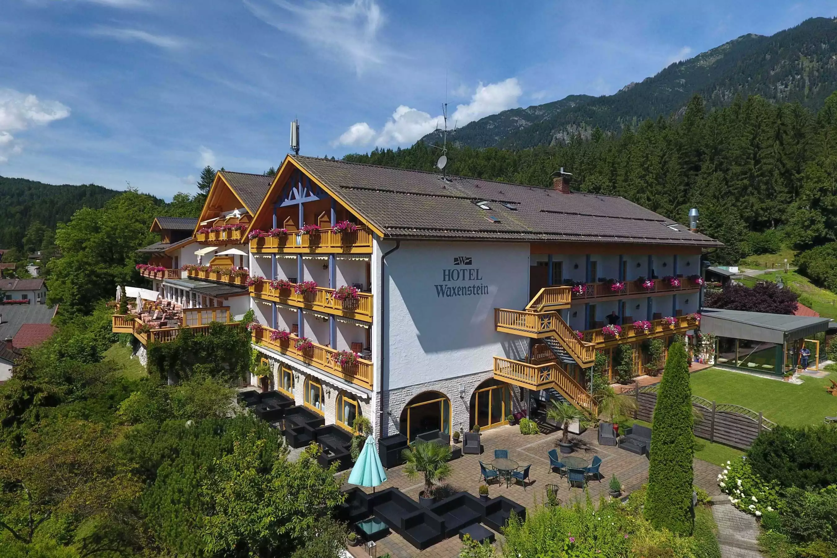 Hotel direkt an der Zugspitze