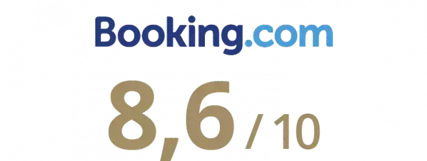 Gäste-Bewertung auf Booking 8,6 von 10